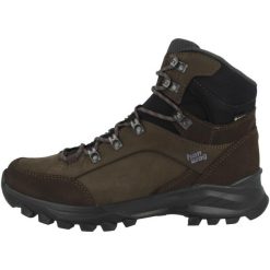 Buty trekkingowe męskie Hanwag Banks GTX. Brązowe buty trekkingowe męskie Hanwag, z materiału, bez zapięcia. Za 1,289.00 zł.