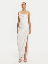 JACQUEMUS Sukienka wieczorowa 21E243DR001-1020 Biały Regular Fit. Białe sukienki damskie JACQUEMUS, bez wzorów, z wiskozy, wizytowe, bez kołnierzyka, bez ramiączek. Za 2,829.00 zł.