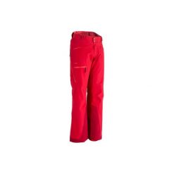 Spodnie narciarskie All Mountain AM900 męskie. Czerwone spodnie materiałowe męskie WED'ZE, bez wzorów, z elastanu. Za 349.99 zł.