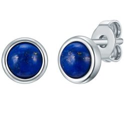 Rafaela Donata Kolczyki z Srebro wysokiej próby w Srebrny 1 ct Damski. Szare kolczyki damskie Rafaela Donata, z lazurytem, srebrne, na sztyftcie. Za 189.99 zł.