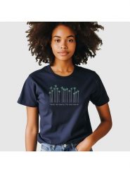 WOOOP Koszulka "Take me back to holidays" w kolorze granatowym rozmiar: XXL. Niebieskie t-shirty damskie Wooop, xxl, bez wzorów, z bawełny, bez kołnierzyka. Za 43.88 zł.