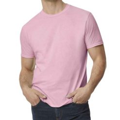 Koszulka Softstyle EZ Unisex Dla Dorosłych. Zielone bluzki damskie Gildan, s, bez wzorów, bez kołnierzyka. Za 42.99 zł.