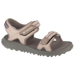 Sandały Columbia Konos Hiker 2-Strap Sandal 2121311096 beżowy. Brązowe sandały damskie bez wzorów, z gumy, bez obcasa. W wyprzedaży za 359.42 zł.