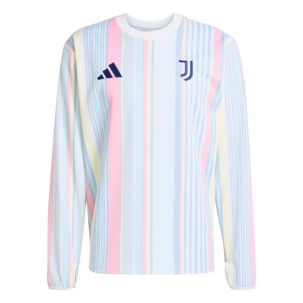 Długi rękaw koszulka przedmeczowa Juventus Turyn 2025/26. Białe koszulki męskie z długim rękawem Adidas, bez ramiączek, do piłki nożnej. W wyprzedaży za 421.95 zł.