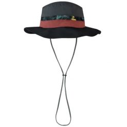 Kapelusz BUFF EXPLORE BOONEY HAT OKISA. Czarne kapelusze damskie Buff, bez wzorów, z nylonu. Za 159.99 zł.