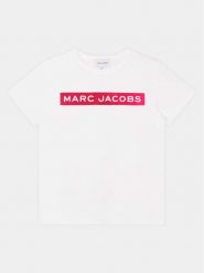 Marc Jacobs T-Shirt W15679 Biały Regular Fit. Białe koszulki dziewczęce MARC JACOBS, bez wzorów, z bawełny, bez ramiączek. Za 239.99 zł.