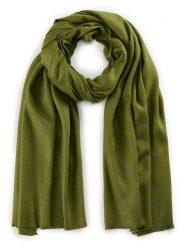 Codello Szal w kolorze khaki - 180 x 65 cm rozmiar: onesize. Brązowe szaliki i kominy damskie Codello, bez wzorów, z materiału. Za 96.60 zł.
