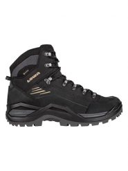 LOWA Skórzane buty turystyczne "Renegade Evo GTX Mid" w kolorze czarnym rozmiar: 46. Czarne buty trekkingowe męskie Lowa, z gore-texu, bez zapięcia, outdoorowe, gore-tex. Za 636.92 zł.