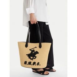 Torebka Beverly Hills Polo Club. Brązowe torebki klasyczne damskie Beverly Hills Polo Club, bez wzorów, bez dodatków. Za 229.99 zł.