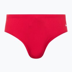 Slipy kąpielowe męskie Nike Hydrastrong Solid Brief. Czerwone kąpielówki męskie Nike, m, bez wzorów, do pływania. W wyprzedaży za 144.75 zł.