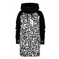 Bluza outdoorowa z kapturem damska DEEP TRIP Miszmasz softshell. Czarne bluzy sportowe damskie DEEP TRIP, m, z bawełny. Za 499.00 zł.