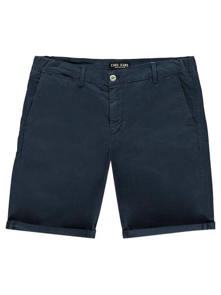Cars Jeans Szorty chino "Luis" w kolorze granatowym rozmiar: onesize. Niebieskie szorty męskie Cars-Jeans, z aplikacjami, z bawełny. Za 56.93 zł.