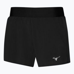 Spodenki do biegania damskie Mizuno Alpha 4.5". Czarne szorty damskie Mizuno, bez wzorów, z elastanu, sportowe. Za 139.99 zł.