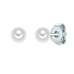 Trilani Kolczyki Srebro wysokiej próby Srebrny 1 ct Damski. Szare kolczyki damskie Trilani, z perłą, srebrne, na sztyftcie. Za 159.99 zł.