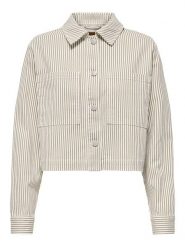 ONLY Kurtka dżinsowa w kolorze beżowym rozmiar: XL. Brązowe kurtki damskie Only, xl, bez wzorów, z bawełny, bez kaptura. Za 127.05 zł.