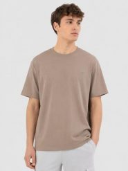 T-SHIRT MĘSKI 4F BAWEŁNIANY KOSZULKA SPORTOWA TTSHM2967. Brązowe t-shirty sportowe męskie 4f, m, z bawełny, bez ramiączek, na fitness i siłownię. Za 182.98 zł.