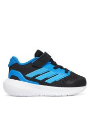 Adidas Sneakersy Runfalcon 5 IH6865 Czarny. Czarne buty sportowe chłopięce Adidas, bez wzorów, z materiału, bez zapięcia. Za 149.99 zł.