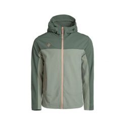 DOTHAN Lekka męska kurtka z kapturem, wodoodporna i wiatroodporna, oddychająca. Zielone kurtki męskie IZAS, m, bez wzorów, z elastanu, sportowe, z kapturem. Za 443.43 zł.