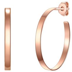 Glanzstücke München Kolczyki z Srebro wysokiej próby w Różowy złoty Kolczyki koła 1 ct Damski. Czerwone kolczyki damskie Glanzstücke München, srebrne. Za 229.99 zł.