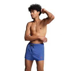 Męskie kąpielówki Puma, krótkie, Benjamin Blue. Niebieskie kąpielówki męskie Puma, m, bez wzorów. Za 173.99 zł.