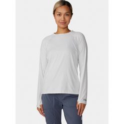 Koszulka sportowa damska Mountain Hardwear Crater Lake z długim rękawem. Szare bluzki sportowe damskie MOUNTAIN HARDWEAR, na lato, l, bez wzorów, bez ramiączek. Za 269.00 zł.