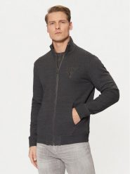 Guess Bluza M5RQ80 KCN01 Szary Regular Fit. Szare bluzy bez kaptura męskie Guess, m, z bawełny. Za 219.99 zł.