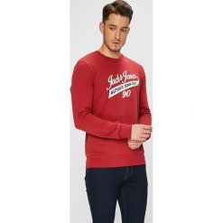 Jack & Jones - Bluza. Czerwone bluzy bez kaptura męskie Jack & Jones, m, z bawełny. W wyprzedaży za 99.90 zł.