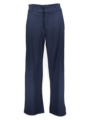 JDY Spodnie w kolorze granatowym rozmiar: XL/L30. Niebieskie spodnie materiałowe damskie JDY, bez wzorów, z materiału. Za 92.42 zł.