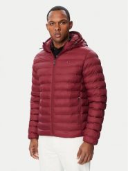 Tommy Hilfiger Kurtka przejściowa MW0MW43464 Bordowy Regular Fit. Czerwone kurtki męskie Tommy Hilfiger, l, bez wzorów, z syntetyku, bez kaptura. Za 949.99 zł.