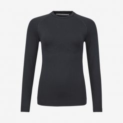 Koszulka z długim rękawem damska FLEX Seamless LS. Czarne bluzki damskie HEAD, l, bez wzorów, bez kołnierzyka. Za 270.00 zł.