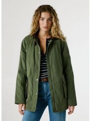 Pepe Jeans Kurtka przejściowa w kolorze khaki rozmiar: S. Brązowe kurtki damskie Pepe Jeans, s, bez wzorów, z jeansu, bez kaptura. Za 390.17 zł.