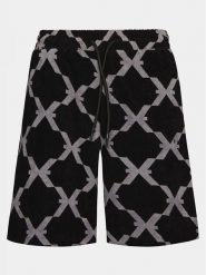 Richmond X Szorty sportowe Rabbi UMP24132BE Czarny Regular Fit. Czarne szorty męskie RICHMOND X, m, z bawełny. Za 439.99 zł.