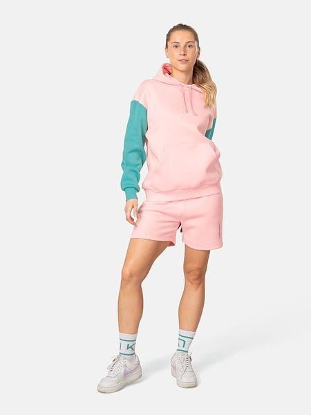 KARI TRAA Bluza "Anelie" w kolorze turkusowo-jasnoróżowym rozmiar: S. Różowe bluzy z kapturem damskie Kari Traa, s, z bawełny. Za 241.56 zł.