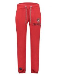 Geographical Norway Spodnie dresowe "Mvick" w kolorze czerwonym rozmiar: L. Czerwone spodnie dresowe męskie Geographical Norway, bez wzorów, z dresówki. Za 99.80 zł.