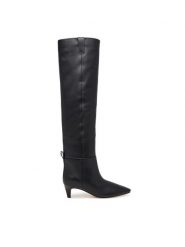 MICHAEL Michael Kors Kozaki Daniela Kitten 40F6DNMB5L Czarny. Czarne kozaki damskie MICHAEL Michael Kors, ze skóry, bez obcasa, na szpilce. Za 1,779.00 zł.