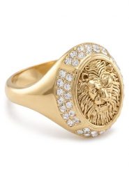 Guess Pierścionek JUBR06 192JW Złoty. Żółte pierścionki damskie Guess, metalowe. Za 294.99 zł.