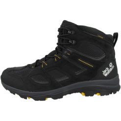 Buty trekkingowe męskie Jack Wolfskin Vojo 3 Texapore. Czarne buty trekkingowe męskie Jack Wolfskin, z materiału, bez zapięcia, trekkingowe. Za 641.00 zł.
