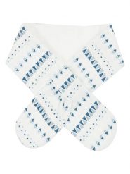 Döll Szal w kolorze biało-niebieskim rozmiar: onesize. Białe szaliki dziecięce Doll, bez ramiączek. Za 28.24 zł.