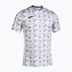 Koszulka do biegania męska Joma R-Trail Nature. Białe t-shirty sportowe męskie Joma, m, z elastanu, bez ramiączek, do biegania. Za 83.99 zł.