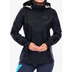 Kurtka przeciwdeszczowa damska Marmot PreCip Eco Jacket. Czarne kurtki przeciwdeszczowe damskie Marmot, xs, bez kaptura. Za 548.95 zł.