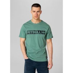 Koszulka sportowa męska Pitbull West Coast T-S Hilltop 170. Zielone t-shirty sportowe męskie PITBULL, m, bez ramiączek. Za 89.00 zł.