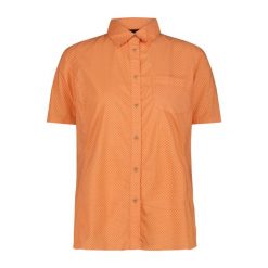 Koszula damska CMP. Brązowe koszule damskie CMP, bez wzorów, sportowe, bez kołnierzyka, bez ramiączek. Za 276.00 zł.