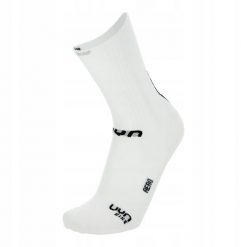 Skarpety rowerowe męskie Uyn Cycling Aero Socks White. Białe skarpetki męskie UYN, bez wzorów. Za 89.99 zł.