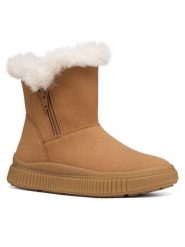 Geox Kozaki J Laquinny Girl J66M3F 000AU C6627 M Brązowy. Brązowe kozaki dziewczęce Geox, bez wzorów, bez obcasa. Za 319.99 zł.