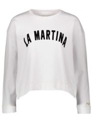 La Martina Bluza w kolorze białym rozmiar: XL. Białe bluzy bez kaptura damskie La Martina, xl, z bawełny. Za 166.88 zł.
