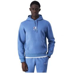 Bluza męska Champion Hooded 220268. Czarne bluzy bez kaptura męskie CHAMPION, m. Za 232.00 zł.