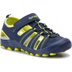 Sandały SPRANDI CP69-18208. Niebieskie sandały chłopięce Sprandi, z materiału, bez zapięcia. Za 79.99 zł.