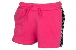 Spodenki treningowe damskie Kappa Irisha. Czerwone spodenki sportowe damskie Kappa, s, z bawełny, na fitness i siłownię. Za 39.90 zł.