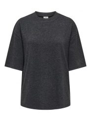 JDY Koszulka "Vita" w kolorze antracytowym rozmiar: L. Czarne t-shirty damskie JDY, l, bez wzorów, bez kołnierzyka. Za 78.95 zł.