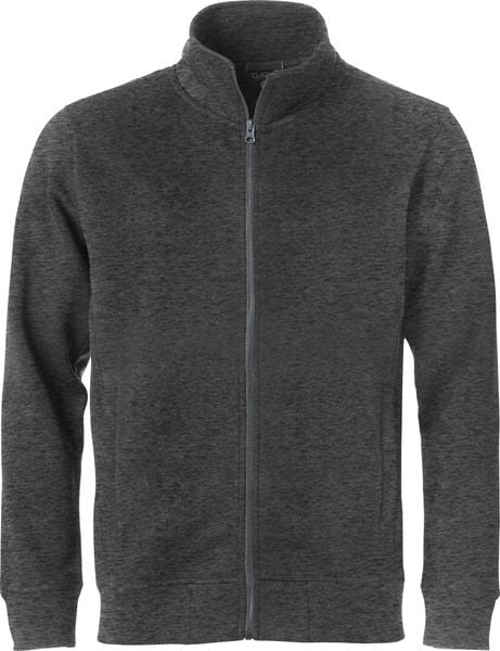 Clique Classic Cardigan bluza w kolorze anthracite melange. Szare bluzy bez kaptura męskie CLIQUE, m, z bawełny. Za 227.40 zł.